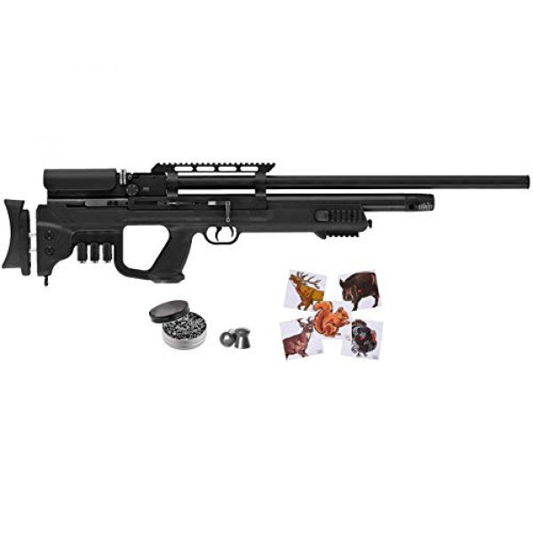 Wearable4U Air Rifle 1 Hatsan Gladius Long Air Rifle with Included Wearable4U 100x Paper Targets and Lead Pellets Bundle