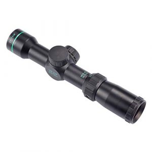 KTAIS Rifle Scope 1 KTAIS Tactical Hunting Scope 2.5-7x28 Riflescope Optical Sight Rangefinder Reticle Rifle Scope Gun Airgun Scope (Color : Black)
