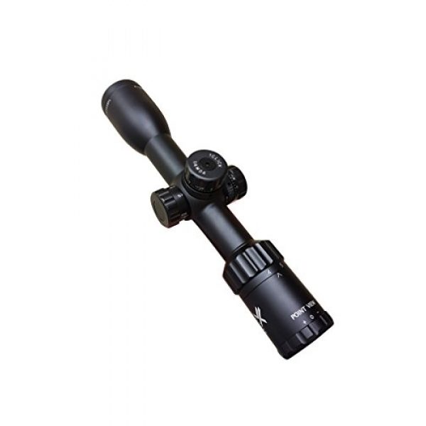 Xgazer Optics Rifle Scope 1 Xgazer Optics Point View 4-12x40 Rifle Scope, Fast Focus Eyepiece & Accurate W/E Adjustment, Compact Lightweight & Short, Lockable W/E Turrets, 1-Piece Tube, Side Parallax Adjustment, Duplex Reticle
