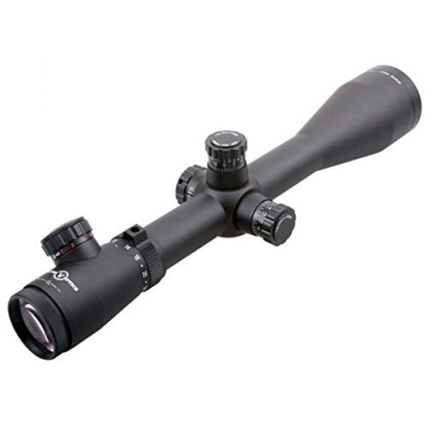 Vector Optics Rifle Scope 1 Vector Optics Reaper 6-24x50mm, Red & Green Illuminated Reticle, 30mm Tube, 1/4 MOA Second Focal Plane (SFP) Riflescope