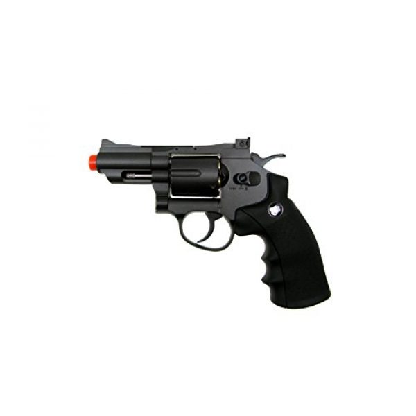 WG Airsoft Pistol 1 WG model-708 2 revolver full metal co2 non-blowback/black included 4 revolver holster-nylon(Airsoft Gun)