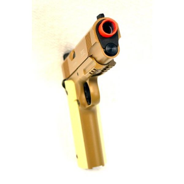 KWA Airsoft Pistol 5 KWA airsoft m1911 ptp mkii gas blow back pistol ns2 desert(Airsoft Gun)