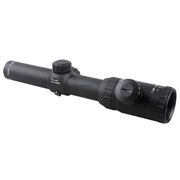 Vector Optics Rifle Scope 5 Vector Optics Swift 1.25-4.5x26mm, 1/4 MOA, 30mm Tube, Red and Green Dot Illuminated Reticle, Second Focal Plane (SFP) Hunting Riflescope