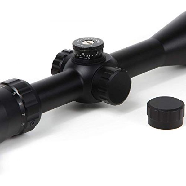 LEBO Rifle Scope 4 LEB Optics Side Parallax Rifle Scope with Adjustable Long Range Accuracy and Fast Focus Eyepiece, Long Eye Relief, Second Focal Plane SFP