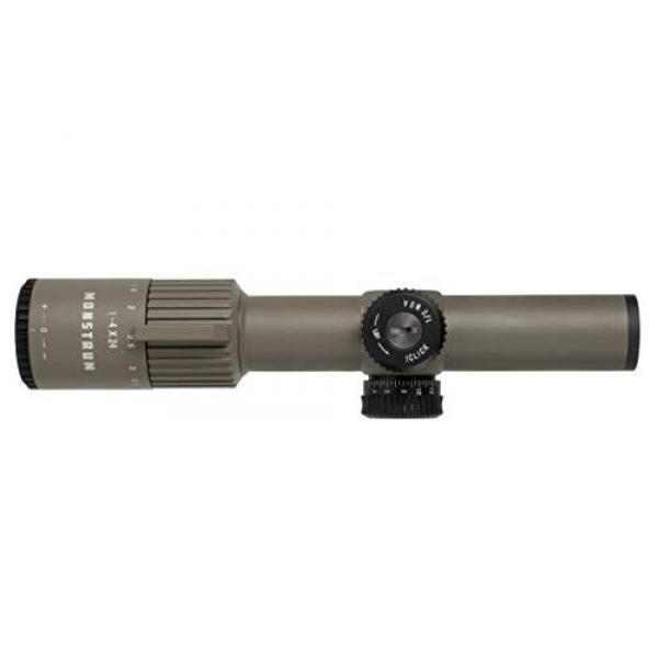 Monstrum Rifle Scope 5 Monstrum Alpha Series 1-4x24 First Focal Plane FFP Rifle Scope