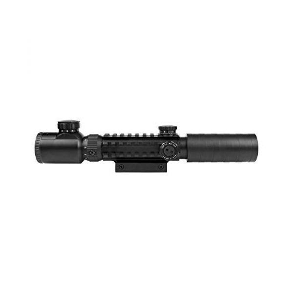Binow Rifle Scope 4 Binow 3-9X32E Rifle Scope with Red Green Illuminated BDC Reticle