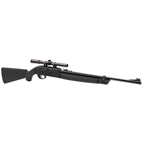 Crosman Air Rifle 1 Crosman CLGY1000KT Legacy 1000 Single Shot Variable Pump .177-Caliber Pellet And BB Air Rifle With 4 x 15 mm Scope, Black