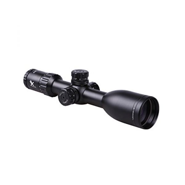 Xgazer Optics Rifle Scope 3 Xgazer Optics Point View 4-16x50 Rifle Scope, Fast Focus Eyepiece & Accurate W/E Adjustment, Compact Lightweight & Short, Lockable W/E Turrets, 1-Piece Tube, Side Parallax Adjustment, Duplex Reticle