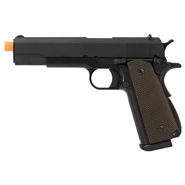 Lancer Tactical Airsoft Pistol 1 Lancer Tactical WE 1911 High Capacity Full Metal Airsoft Gas Blowback Pistol Black 330 FPS
