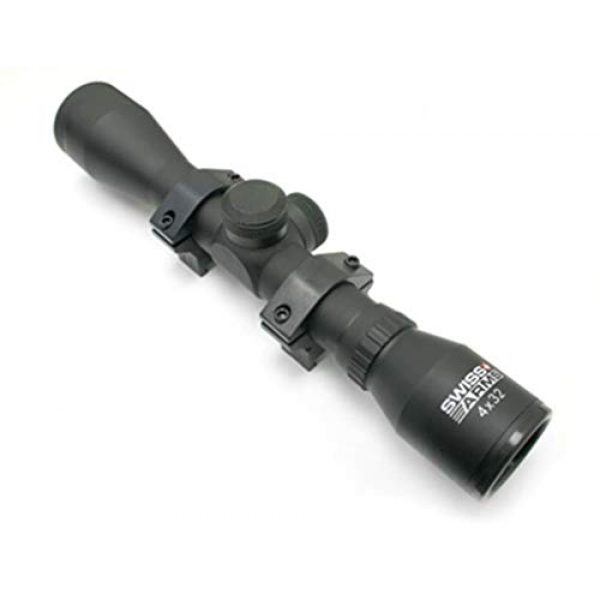 Soft Air Rifle Scope 1 Soft Air Swiss Arms 4x32 rifle scope with weaver/picatinny rings