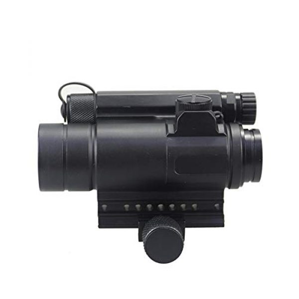 DJym Rifle Scope 4 DJym M4 Non-Magnification Red Film, Red Dot Sight, High Shockproof Waterproof Rifle Scope