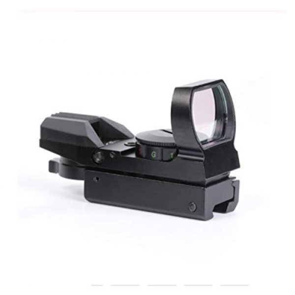 Without Rifle Scope 1 Toy Gun Sight Red dot Sight Magnification Hunting Mirror 20mm Optical Holographic red Green dot Reflection 4 Sight Scope Sight Sight Quality (Color : 11mm)