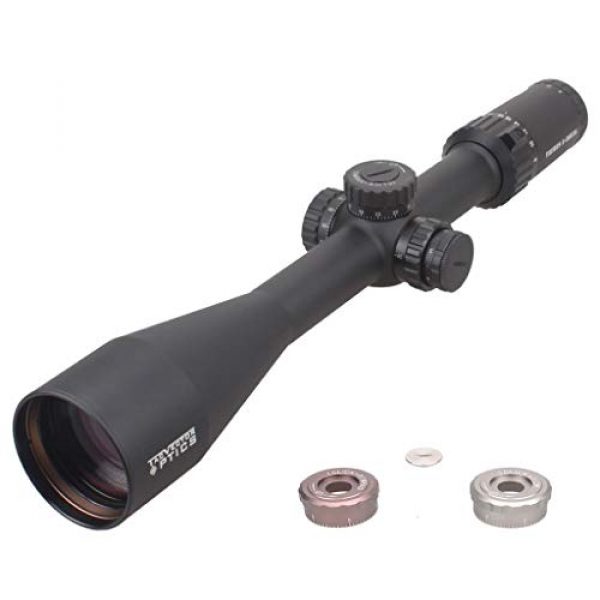 Vector Optics Rifle Scope 4 Vector Optics Taurus 5-30x56mm, 30mm Tube, 1/10 MIL, Red Illuminated Tactical First Focal Plane (FFP) Riflescope