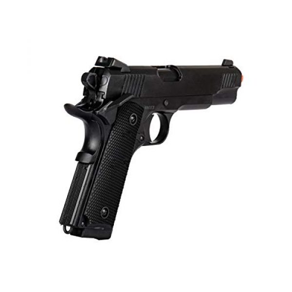 Lancer Tactical Airsoft Pistol 3 Lancer Tactical Double Bell Gas Blowback CQB 1911 Airsoft Pistol Black