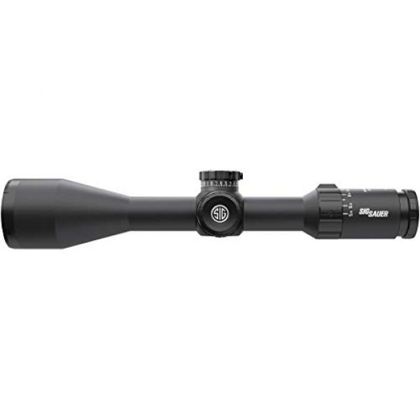 Sig Sauer Rifle Scope 1 Sig Sauer SOW52018 Whiskey5 Riflescope, 2.4-12X56mm, 30mm, Sfp, Black, One Size