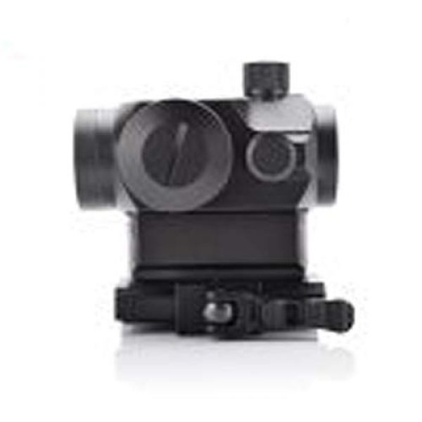 KTAIS Rifle Scope 3 KTAIS Tactical Hunting QD 1X22 Reflex Red&Green Dot Scope Sight with Quick Riser Mount Quick Detach Holographic Collimator Dot Scopes (Color : Black)