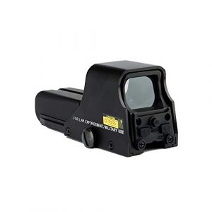 DJym Rifle Scope 1 DJym HD 1X Magnification Red Dot Sight, 22mm Rail Waterproof Shockproof Sight