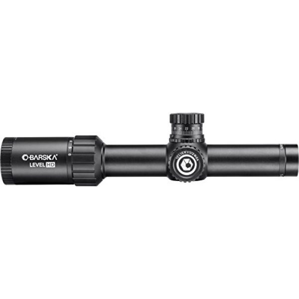 BARSKA Rifle Scope 3 BARSKA AC13026 Level HD 1-6x24 FFP Rifle Scope Illuminated HRS MOA Reticle