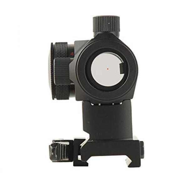 Bbrand Rifle Scope 5 Tactical 1x20mm Reflex Red Green Dot Sight 4-5MOA with Anti Reflective Multi-Coated Lens for Better Shooting Sight (Black)