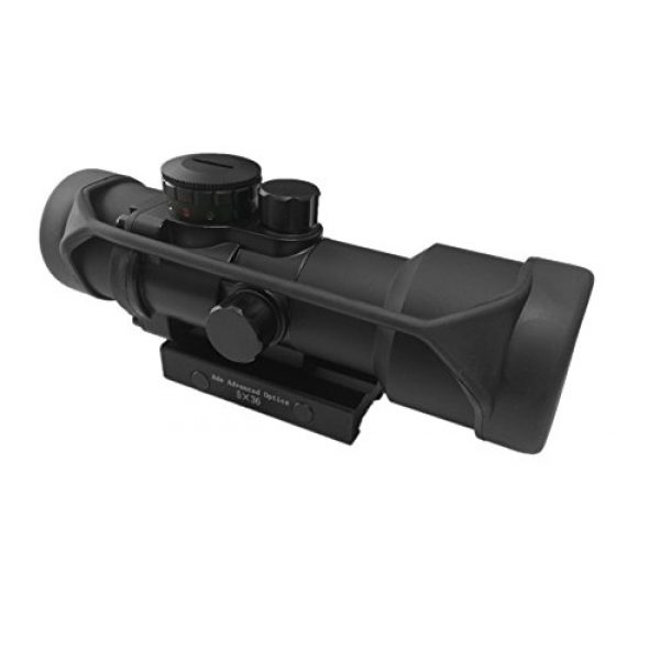 Ade Advanced Optics Rifle Scope 1 Ade Advanced Optics Crusader 5X Tactical Pris Scope with Illuminated Red/Green Dot Reticle