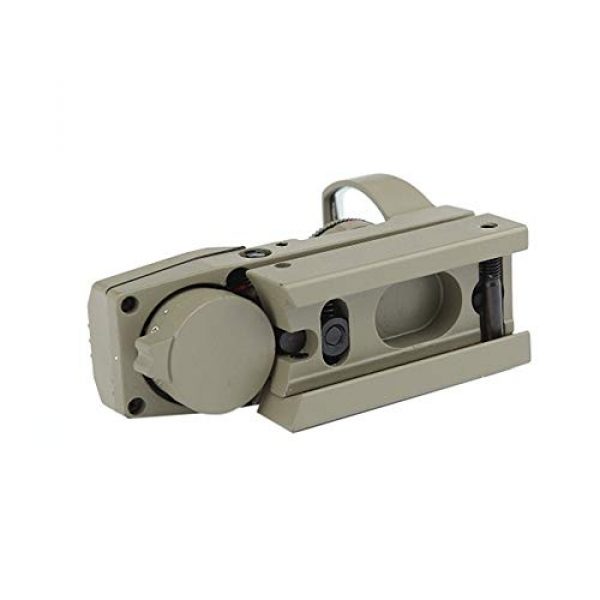 DJym Rifle Scope 3 DJym HD No Magnification Fast Sight Five-Position Red Dot Aiming Excellent Seismic Performance Sand Color Optical Sight