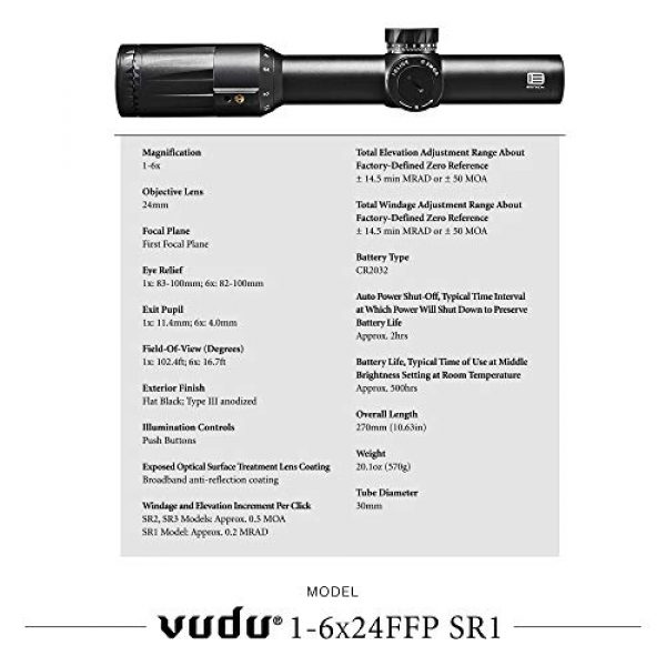 EOTECH Rifle Scope 5 EOTECH Vudu 1-6x24mm Precision Rifle Scope