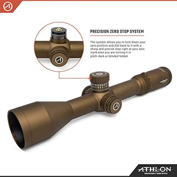 Wearable4U Rifle Scope 3 Athlon Optics Cronus Riflescope with Included Extra Battery CR2032 and Wearable4U Lens Cleaning Pen and Lens Cleaning Cloth Bundle