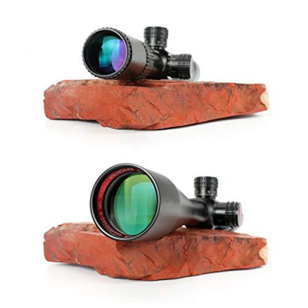 WSHA Rifle Scope 7 WSHA 6-24X50 First Focal Plane Rifle Scope - 30mm Hunting Sniper Optical Sight, Precision Shooting, Adjustable Objective