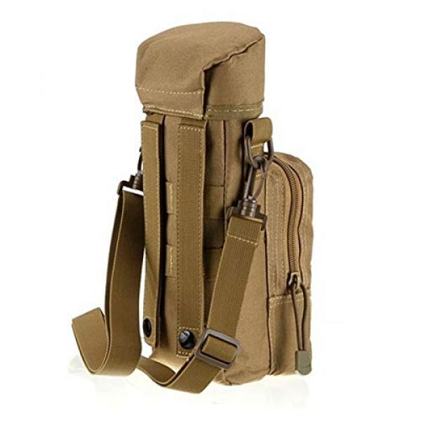 FIRECLUB Tactical Pouch 2 FIRECLUB Tactical Outdoors Sports Multifunction Military Water Bottle Pouch Holder Tactical Kettle Gear Molle Pack Bag