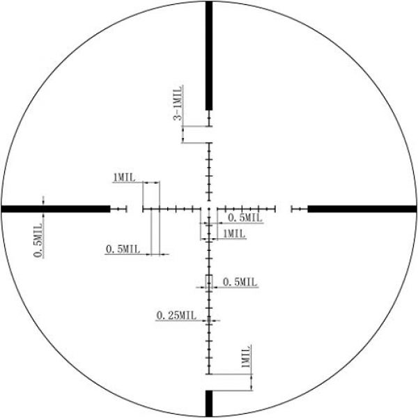 Vector Optics Rifle Scope 7 Vector Optics Marksman 6-25x50mm Second Focal Plane (SFP) 1/10 MIL Hunting Riflescope with MP Reticle, 30mm One Piece Mount, Lens Covers and Honeycomb Sunshade