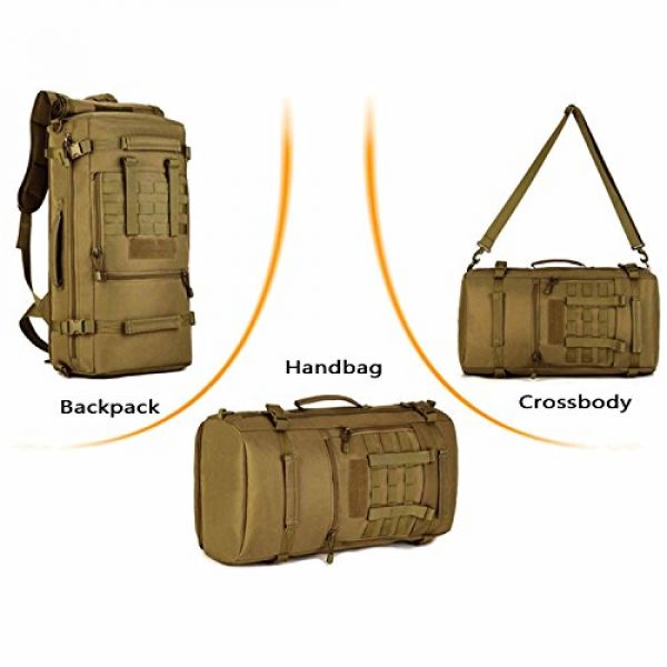 Huntvp Tactical Backpack 6 Huntvp 50L 3 Way Tactical Military MOLLE Assault Backpack Modular WR Bag