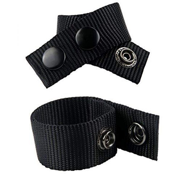 SANNIX Tactical Belt 4 SANNIX 8pcs Duty Nylon Belt Keeper with Double Snaps for 2" Wide Belt Security Tactical Belt Fixing