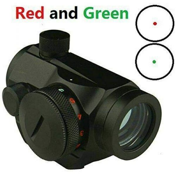 MY Rifle Scope 2 MY 4MOA Red and Green Dot Reflex Sight Low Profile Micro 20MM Picatinny Mount