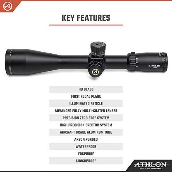 Athlon Optics Rifle Scope 3 Athlon Optics Ares BTR GEN2 HD 4.5-27x50 First Focal Plane Riflescopes