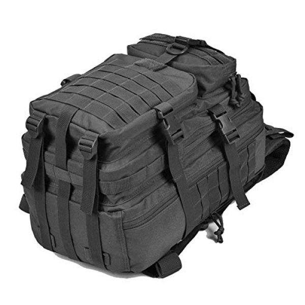 REEBOW GEAR Tactical Backpack 3 REEBOW G Military Tactical Backpack,Small Molle Assault Pack Army Bug Bag Backpacks Rucksack Daypack with Tactical US Flag Patch Black