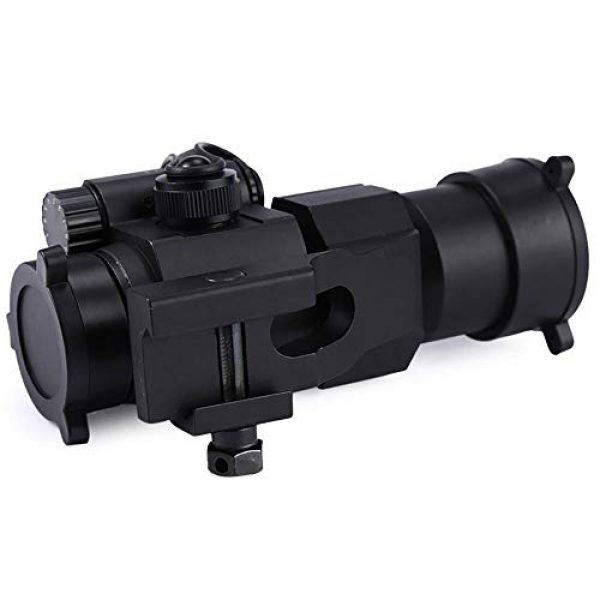 DONGYUCHUN Rifle Scope 6 DONGYUCHUN M2 Non-Magnification Scope with Blue Coating Metal Wire Differentiation Inner red dot Scope Shockproof and Waterproof Rifle Scope