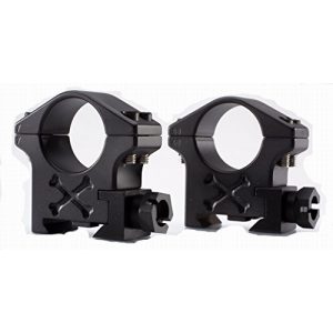 Talley Rifle Scope Ring 1 30mm Tactical Ring (Black Armor) (Extra High)