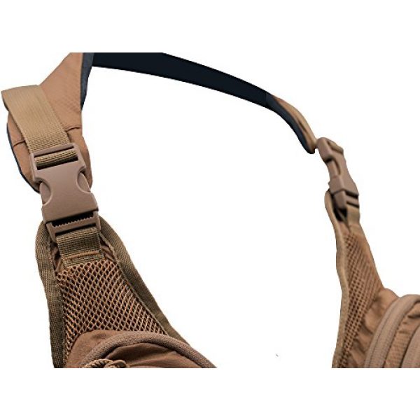 LA Police Gear Tactical Backpack 5 LA Police Gear Tactical Chest Pack Attachment