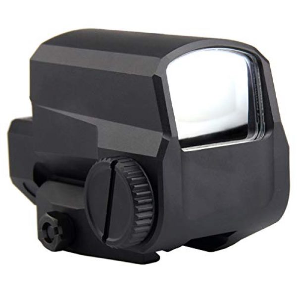 AJDGL Rifle Scope 7 AJDGL Tactical Red Dot Sight Rifle Scope- Hunting Holographic Reflex Sight with 20mm Rail Mount for Shooting