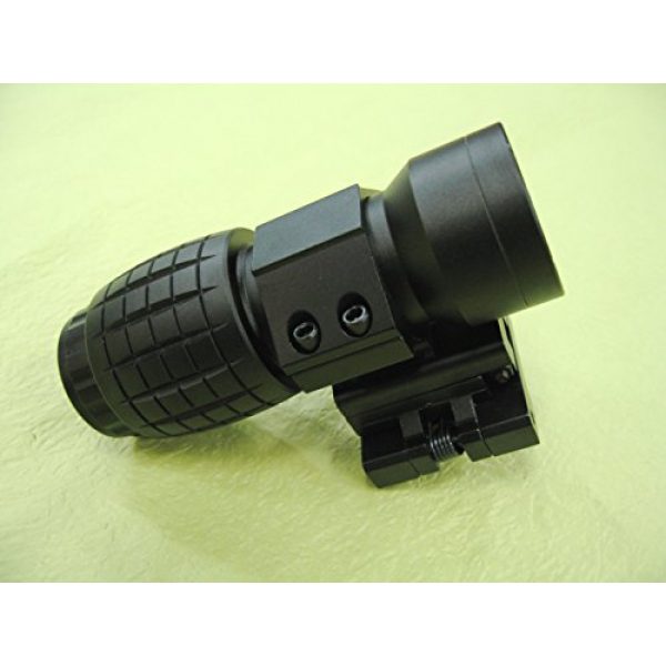 Coldstar Rifle Scope 2 Coldstar Tactical 3X Magnifier Rifle Scope with Flip to Side Mount Airsoft Sniper Rifle for Outdoor Hunting Shooting