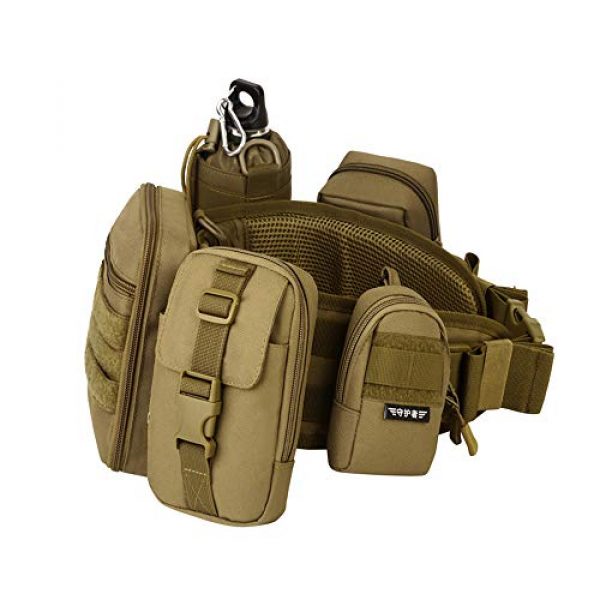 CREATOR Tactical Belt 4 CREATOR Tactical Belt Padded MOLLE Belt Multi-Use Equipment Airsoft Wide Patrol Belts