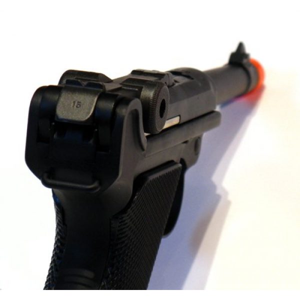 WE Airsoft Pistol 2 WE Luger 908SB Gas Blow Back Airsoft Pistol 4 inch Barrel WE-037