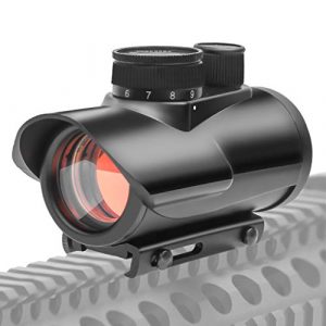 AJDGL Rifle Scope 1 AJDGL Tactical Red Dot Sight Scope- 1x30mm Holographic Optics Hunting Scopes for 11mm/20mm Rail