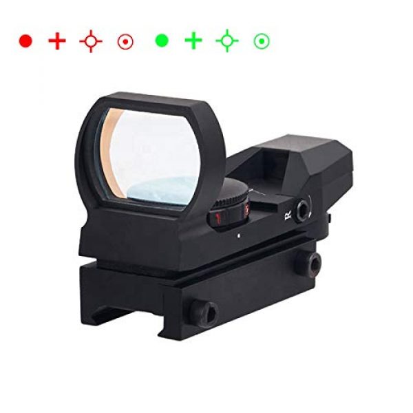Fashion Sport Rifle Scope 4 Fashion Sport Tactical 1X22X33mm Reflex Sight - Adjustable Reticle 4 Styles Red Green Dot Gun Sight Scope