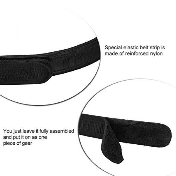 Dilwe Tactical Belt 3 Dilwe Tactical Waist Belt, High Strength Tactical Rigger Belt for Shooting Hunting Games