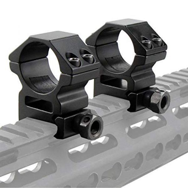 UniqueFire Rifle Scope Ring 7 UniqueFire 1 Pair Scope Mount Dual Rings 25.4mm / 30mm fits 20mm Picatinny Weaver Rail Bracket Mount For Torch Holder Accessories