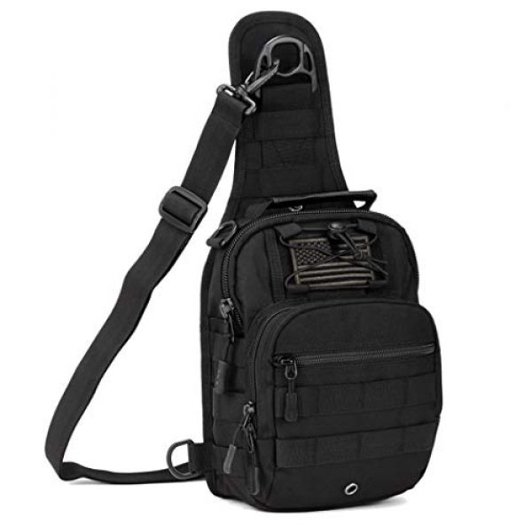 IDOGEAR SPORTS Tactical Backpack 1 IDOGEAR Tactical Sling Bag Pack Small EDC Molle Assault Military Army Shoulder Backpack