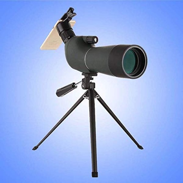 JIAJIAFU Rifle Scope 3 Telescope, Spotting Scope Telescope Camera Phone Single Tube High-Power High-Definition Night Vision 20-60x60 Zoom Spotting Scope Outdoor Outdoors for Beginners and Kids