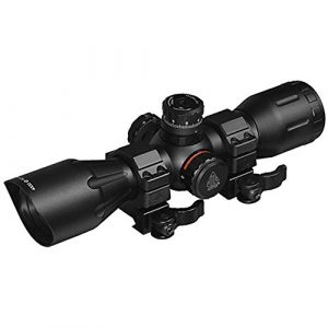 UTG Rifle Scope 1 UTG 4X32 1" Crossbow Scope, Pro 5-Step RGB Reticle, QD Rings