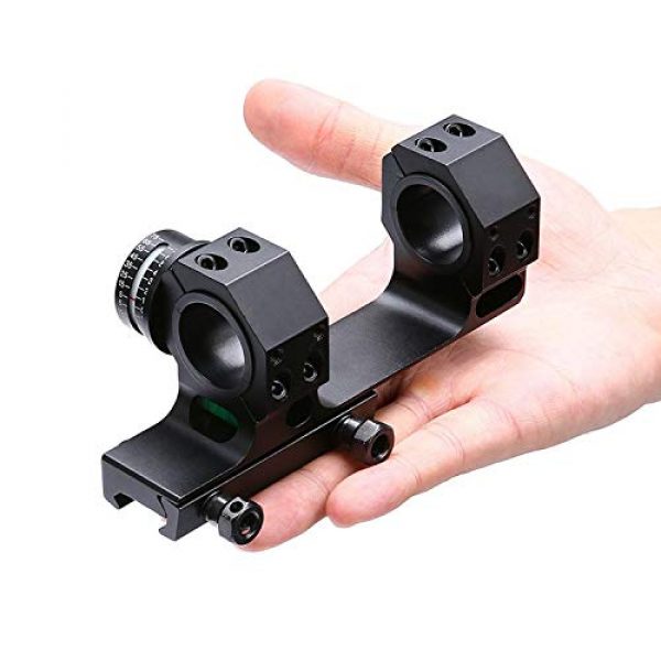 HHFC Rifle Scope 5 HHFC Sight Clip One-Piece Scope Mount with Bubble Level for 1 Inch/30mm Diameter Riflescopes
